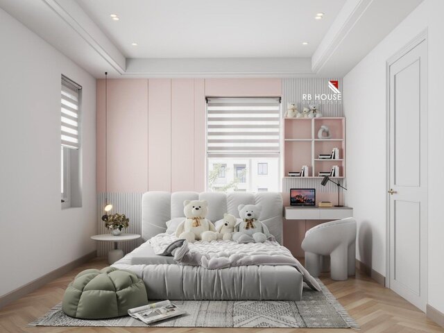 Thiết kế phòng ngủ con gái - Nội Thất RB HOUSE - Công Ty TNHH RB HOUSE
